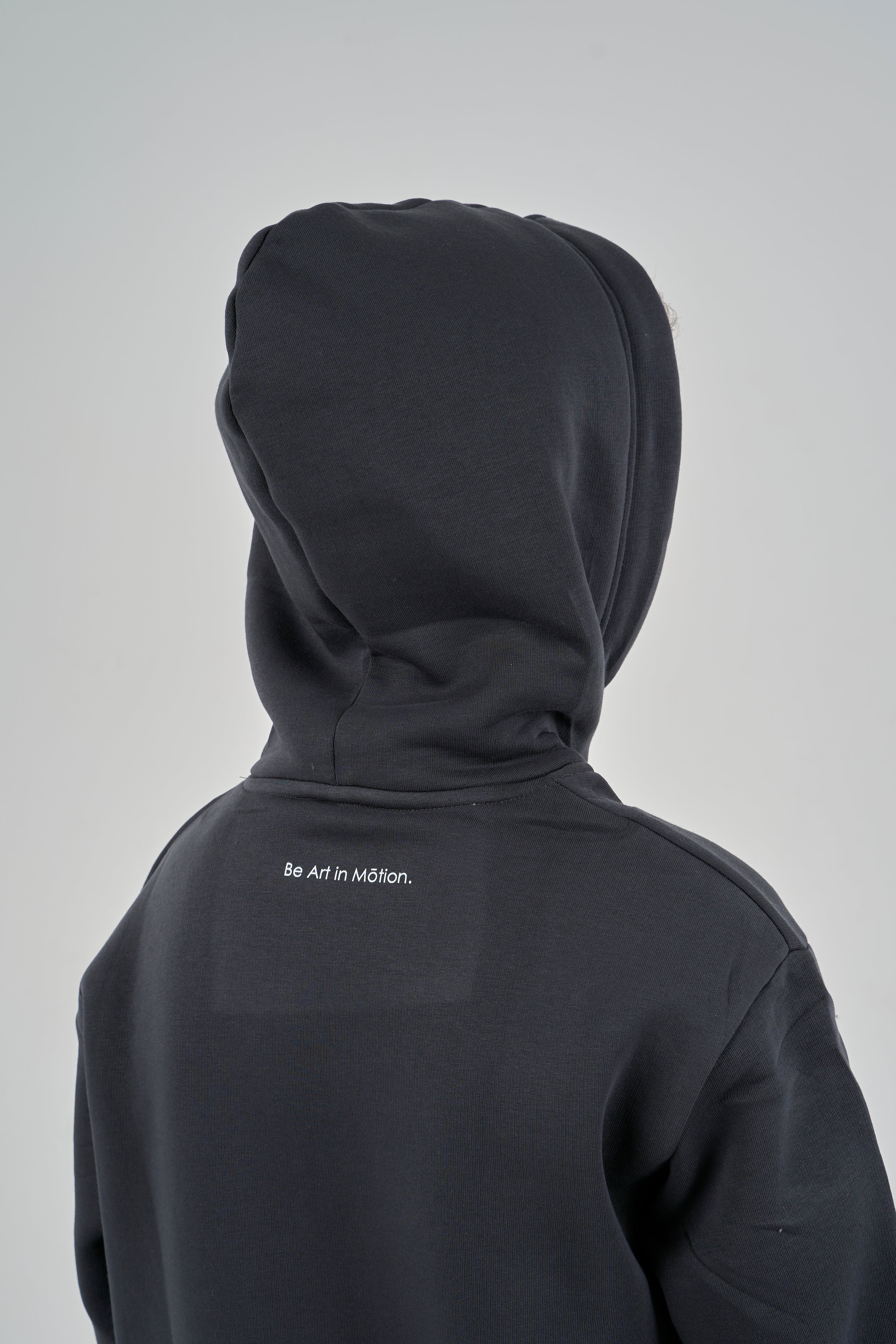 Grey KŌN Basic Sweatshirt | Organic Cotton Double-Layered Essential