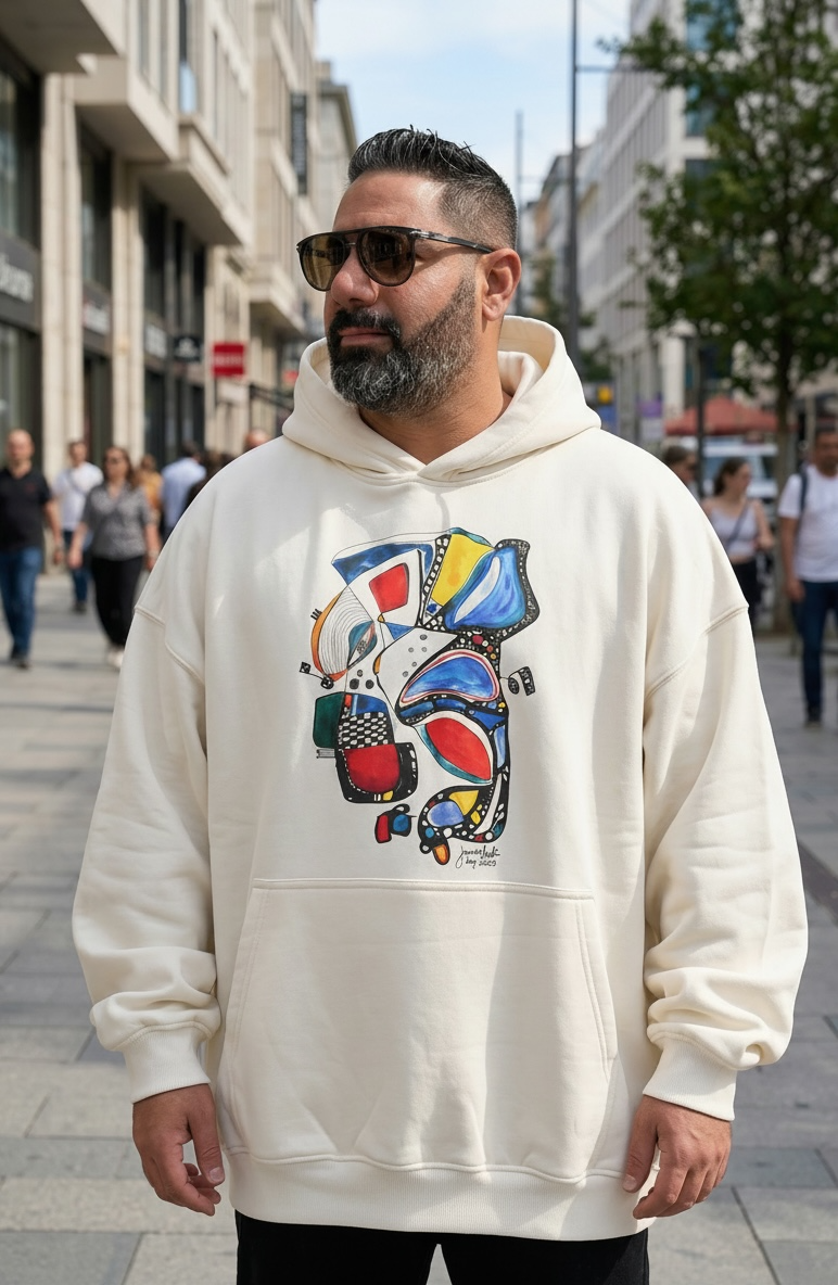 KŌN Abstract Art Hoodie – Be Art in Motion