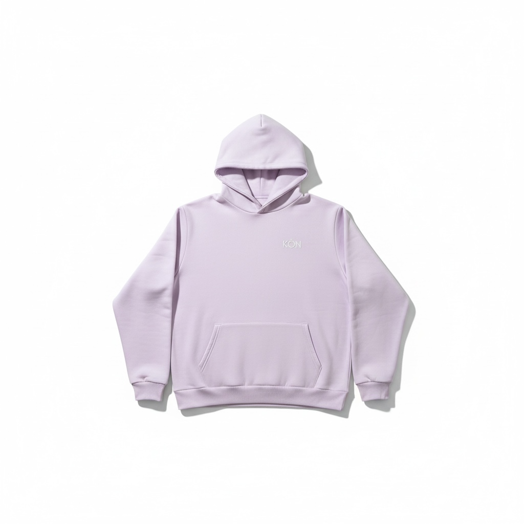 Lavender KŌN Basic Sweatshirt | Organic Cotton Double-Layered Essential