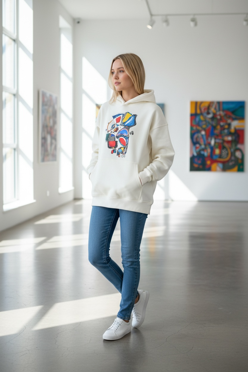 KŌN Abstract Art Hoodie – Be Art in Motion